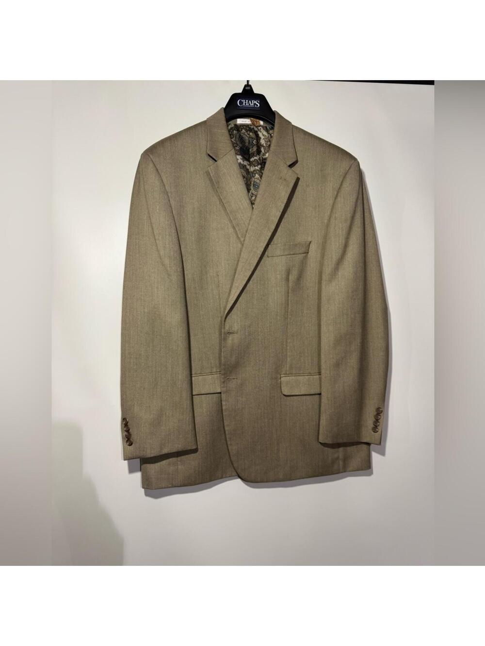 Chaps Men's Tan Blazer Jacket